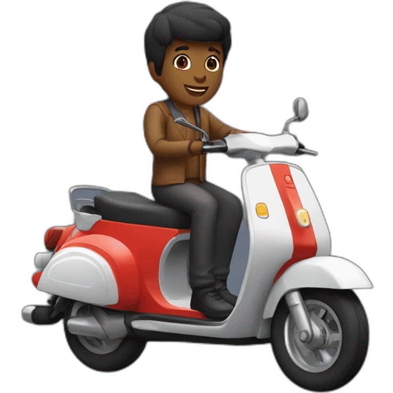 Soro guillaume sur scooter emoji