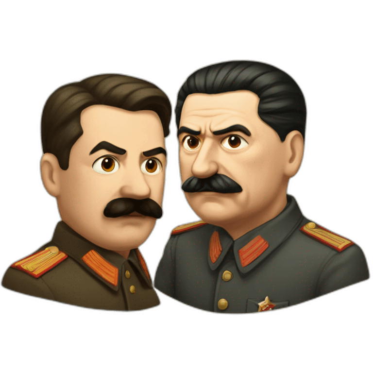 Stalin versus Hitler emoji