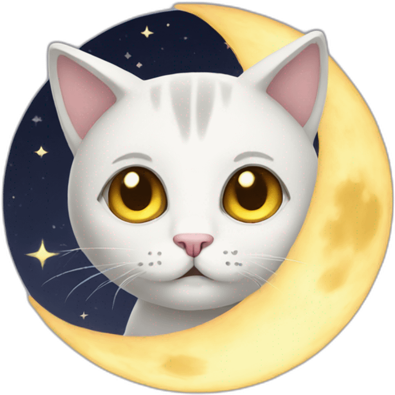 Moon cat emoji