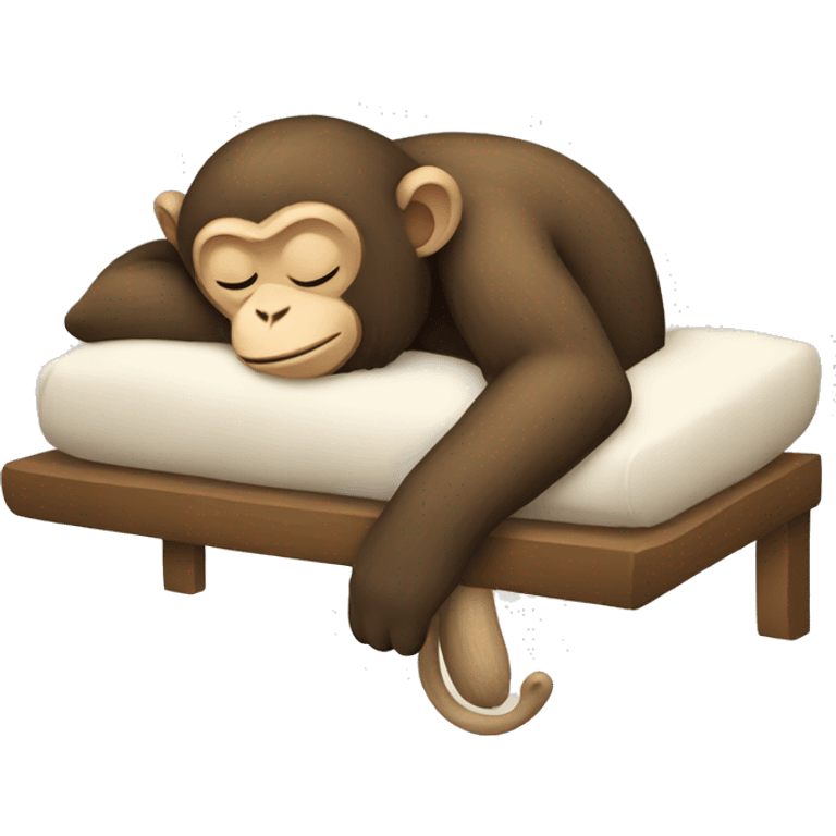 monkey sleeping emoji