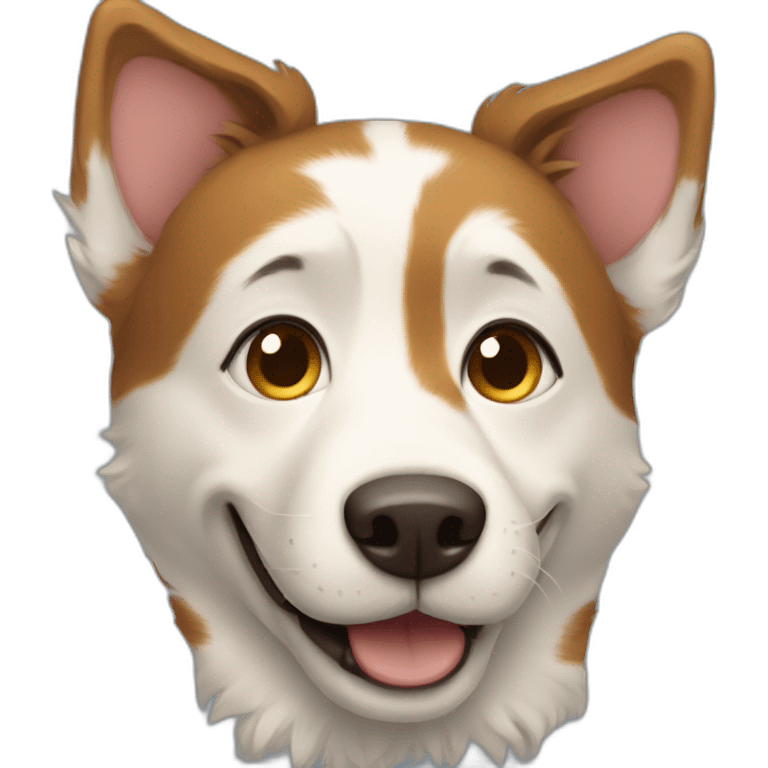 Laika dog smile emoji