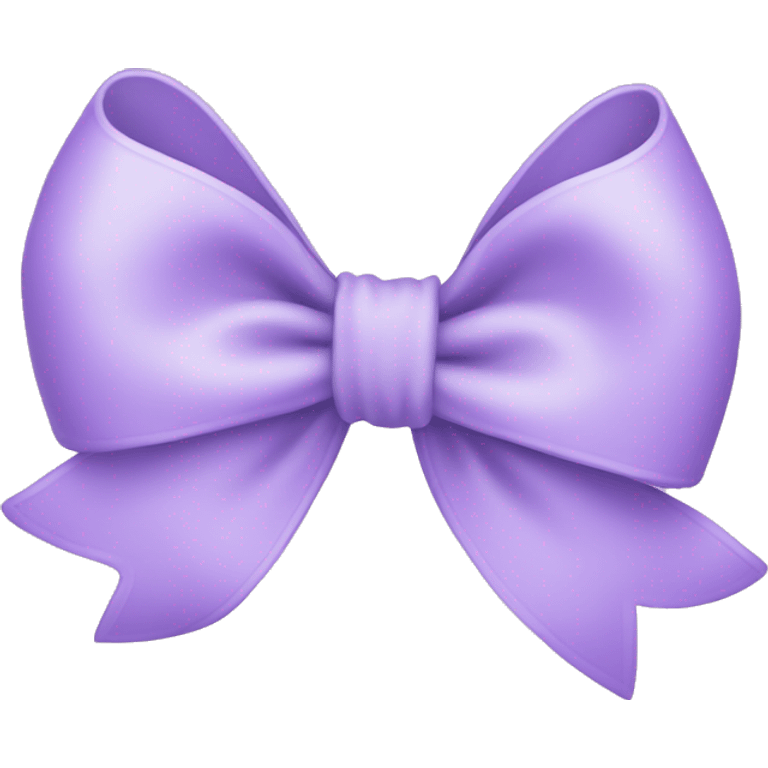 Pastel purple  bow emoji