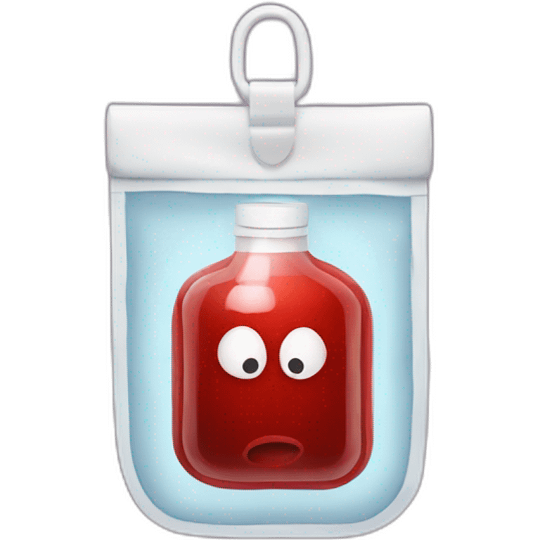 blood in a soft medical bag emoji