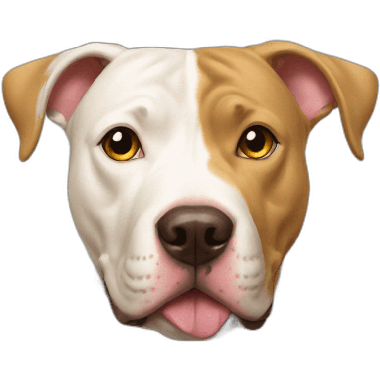 Dog mix pitbull labrator golden emoji