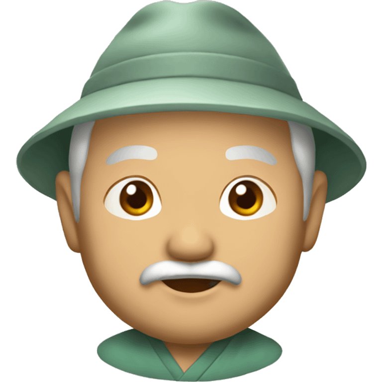 vieux sage asiatique emoji