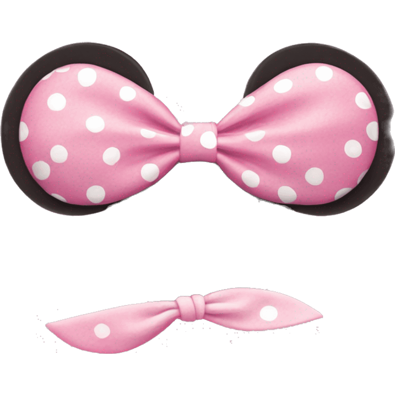 Disney parks Minnie Mouse ears pink and girly emoji