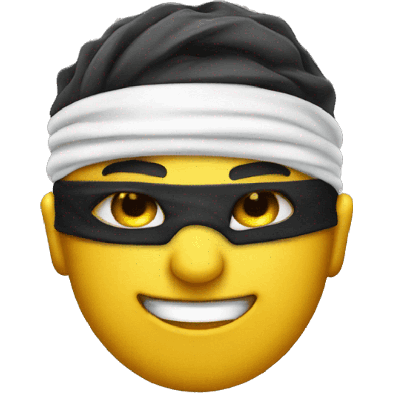 Smirk with Blindfold emoji