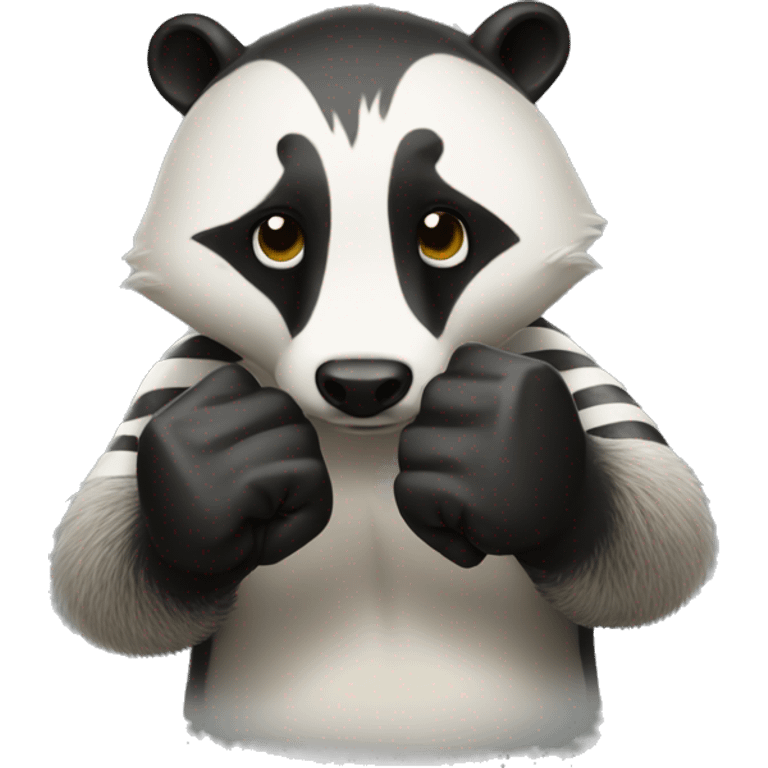 thumbs down badger emoji