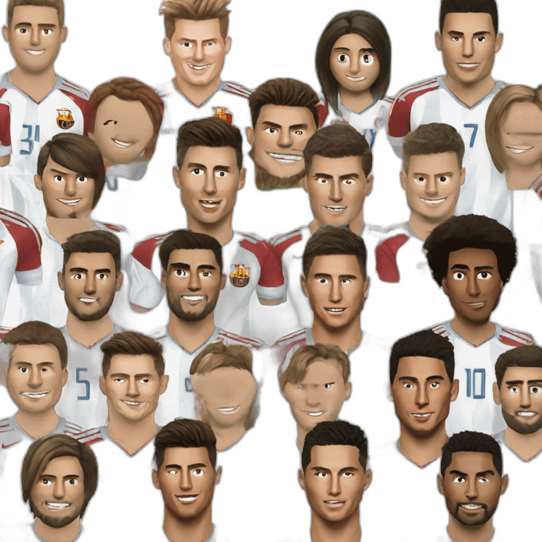 Ronaldo messi emoji