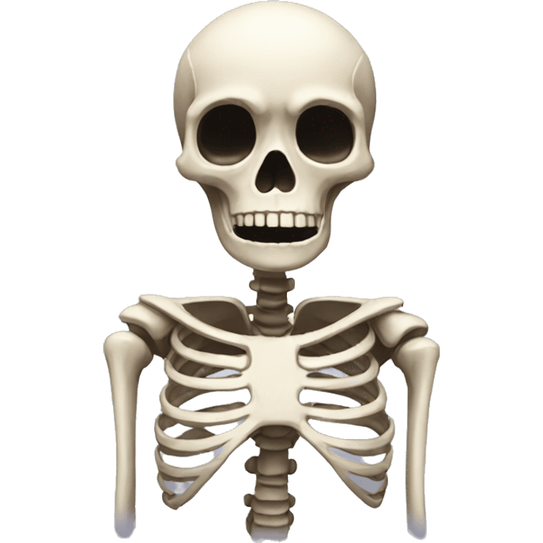 shocked skeleton emoji