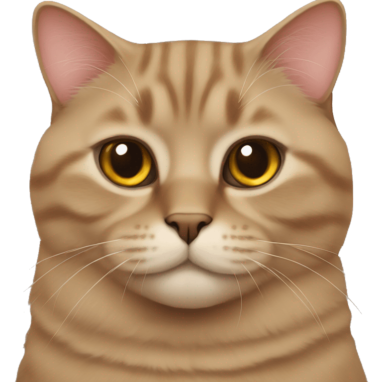 British Brown cat emoji