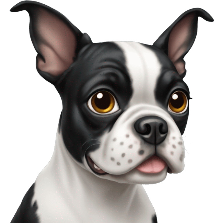 Boston terrier dog  emoji