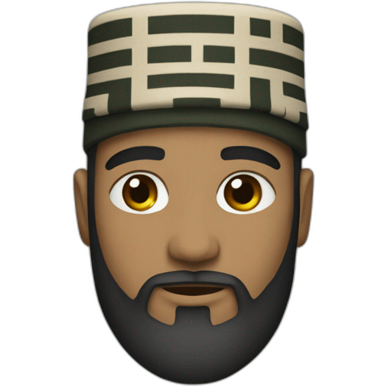 kufi and beard emoji