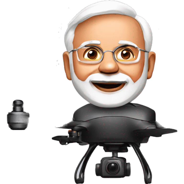 narendra modi flying drone emoji