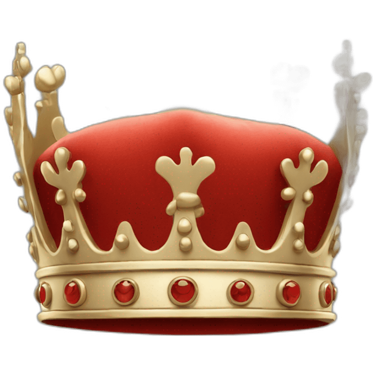 red single english crown emoji