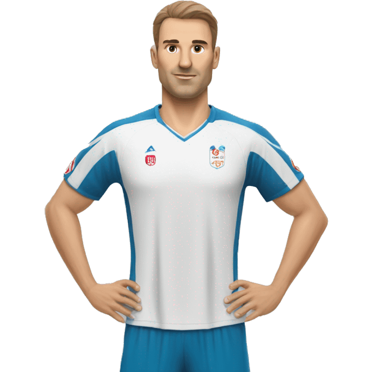 Handball player Dainis Krištopāns  emoji