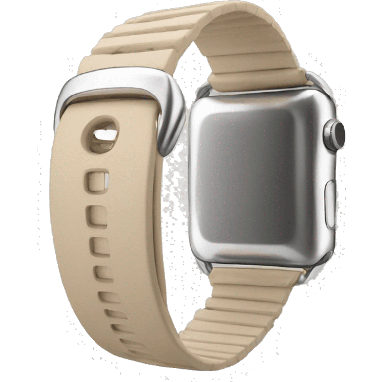 Iwatch beige band emoji