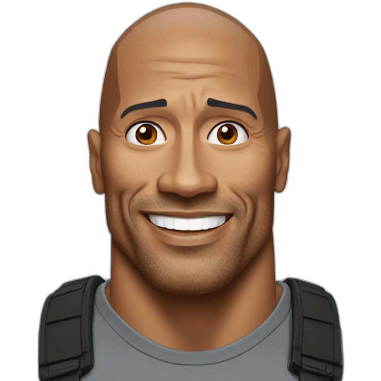 Dwayne Johnson emoji