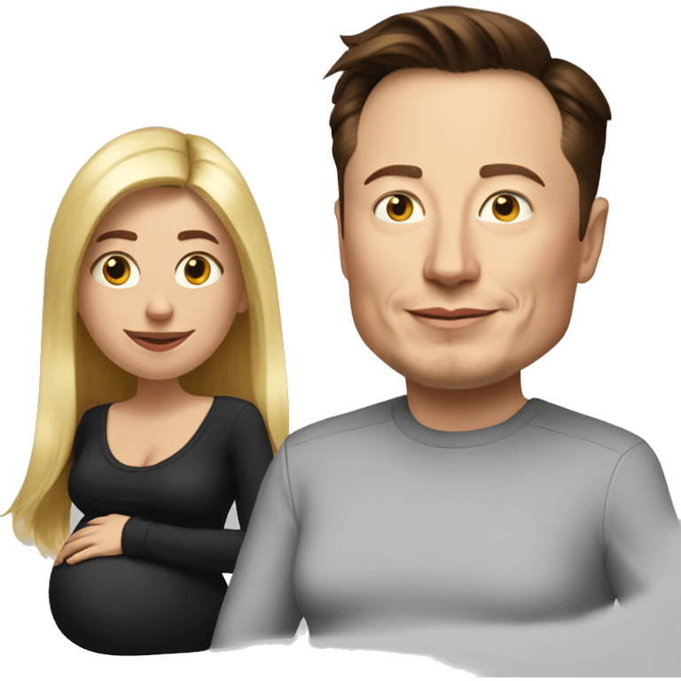 Elon musk pregnant  emoji