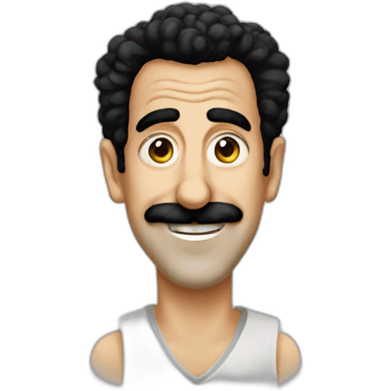 borat smiling face emoji