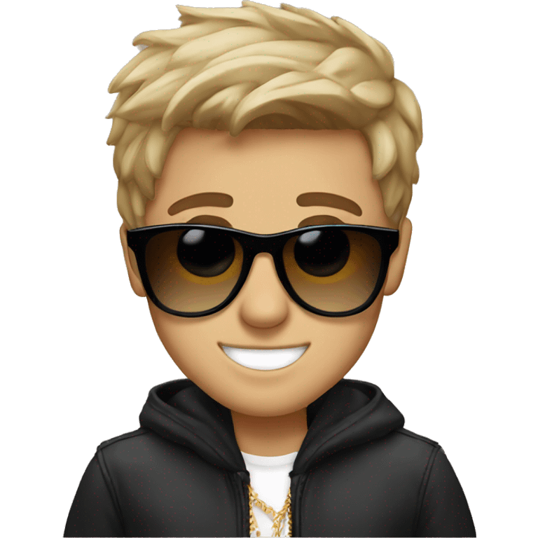 Justin bieber wearing sunglasses  emoji