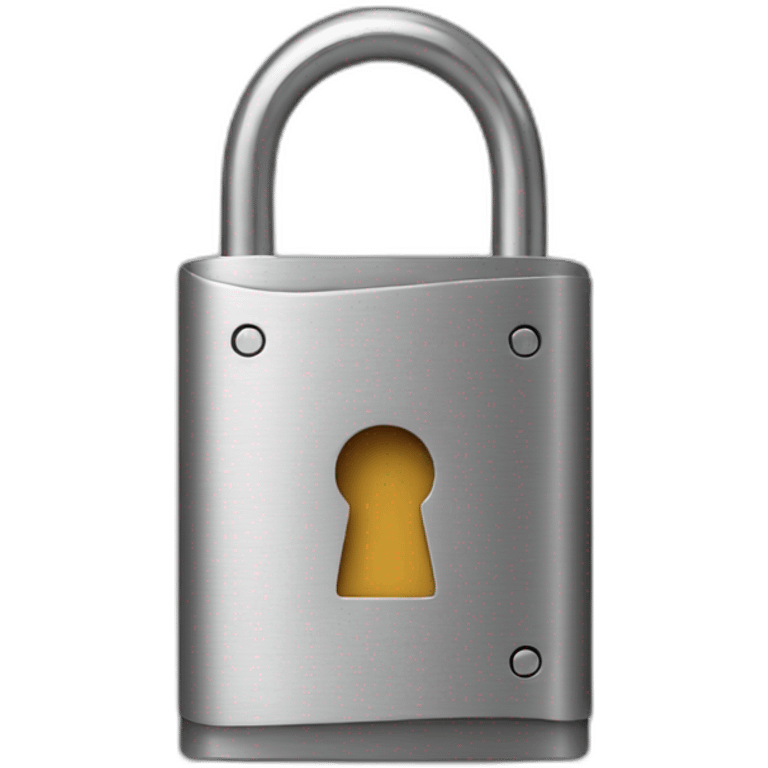 Word padlock emoji