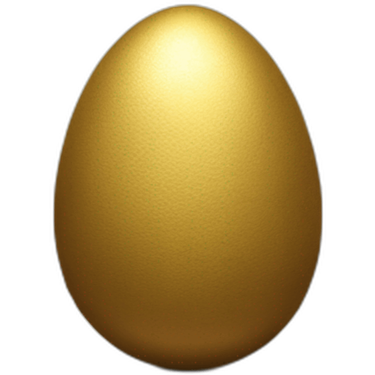 golden egg on promontory emoji