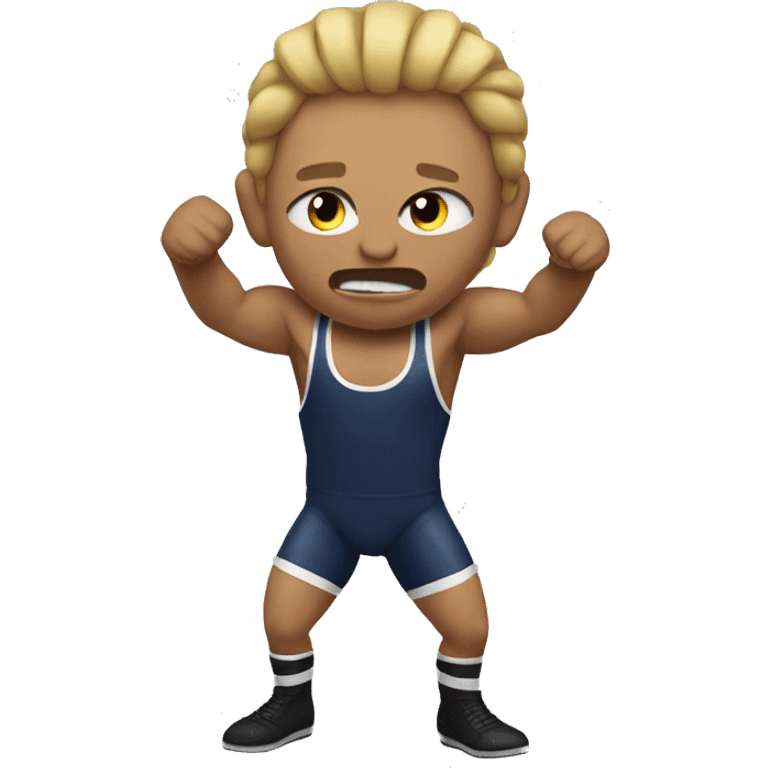 Wrestler slam emoji