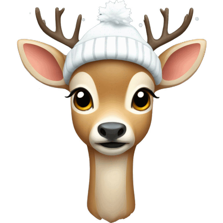 winter new year deer emoji