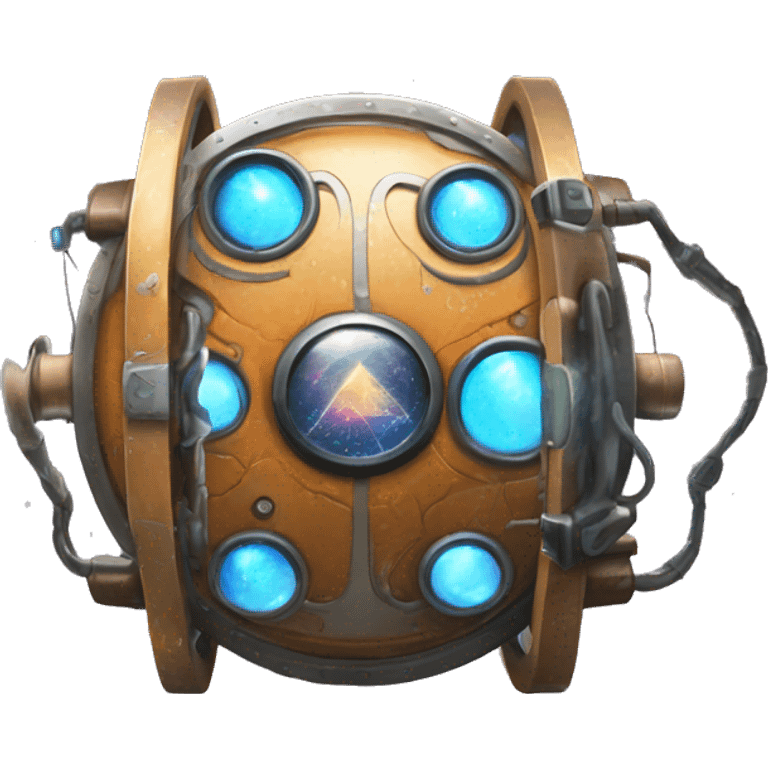 A portal or Time Machine like device used to travel between universes in the multiverse emoji