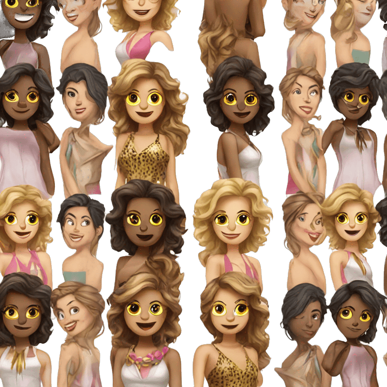 Party girls emoji