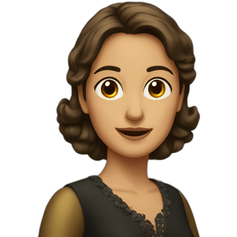 Spanish lady emoji