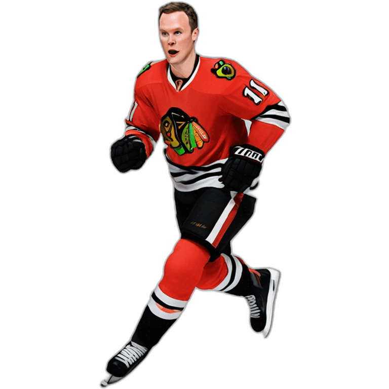 Jonathan Toews running emoji