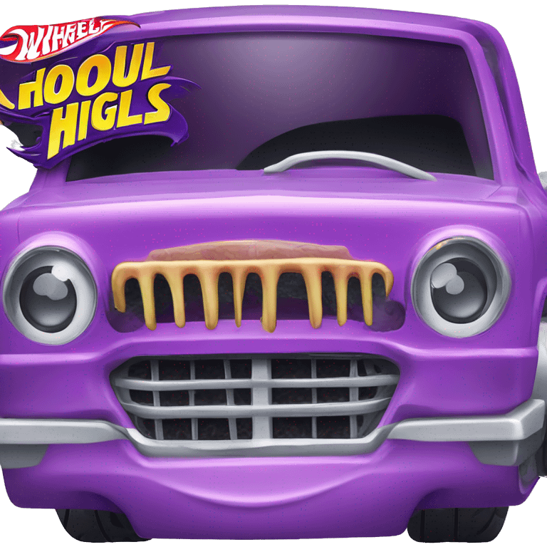 Hot wheels monster high Ghoul Mobile  emoji