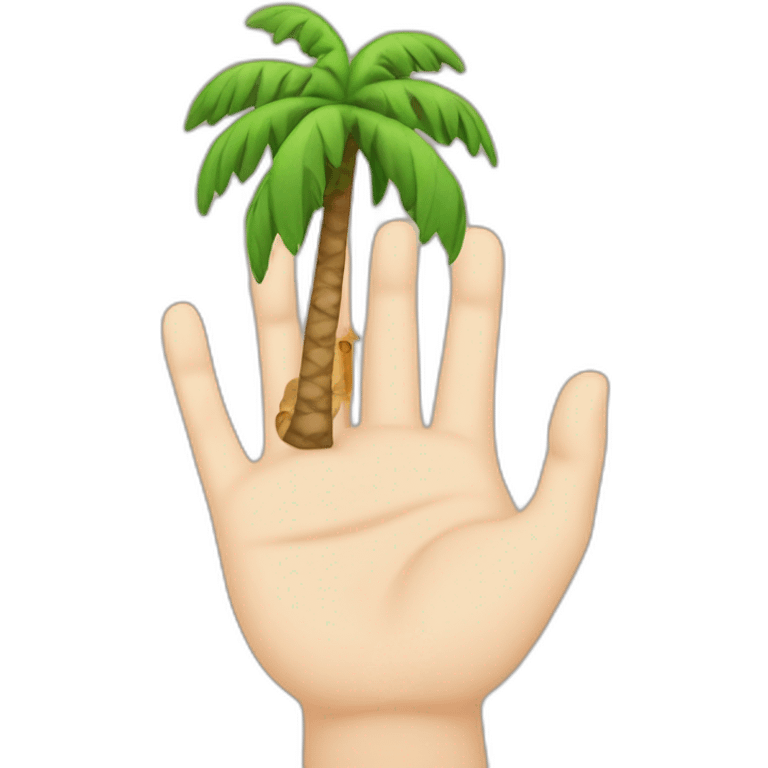 the world in the palm of a hand emoji