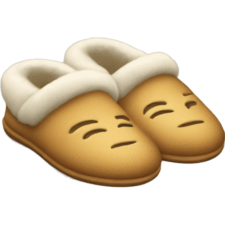 a pair of slipper emoji