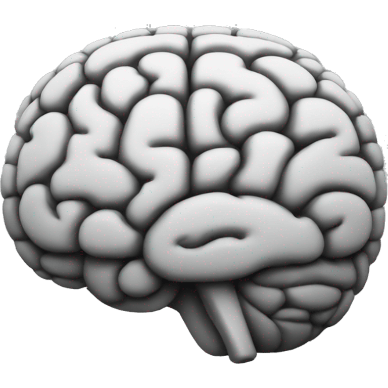 brain icon monochrome minimal emoji