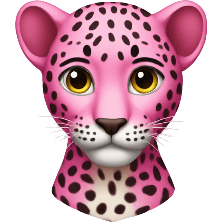 pink leopard emoji