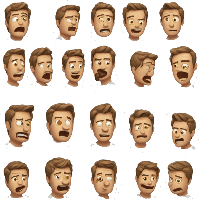 men reactions emoji