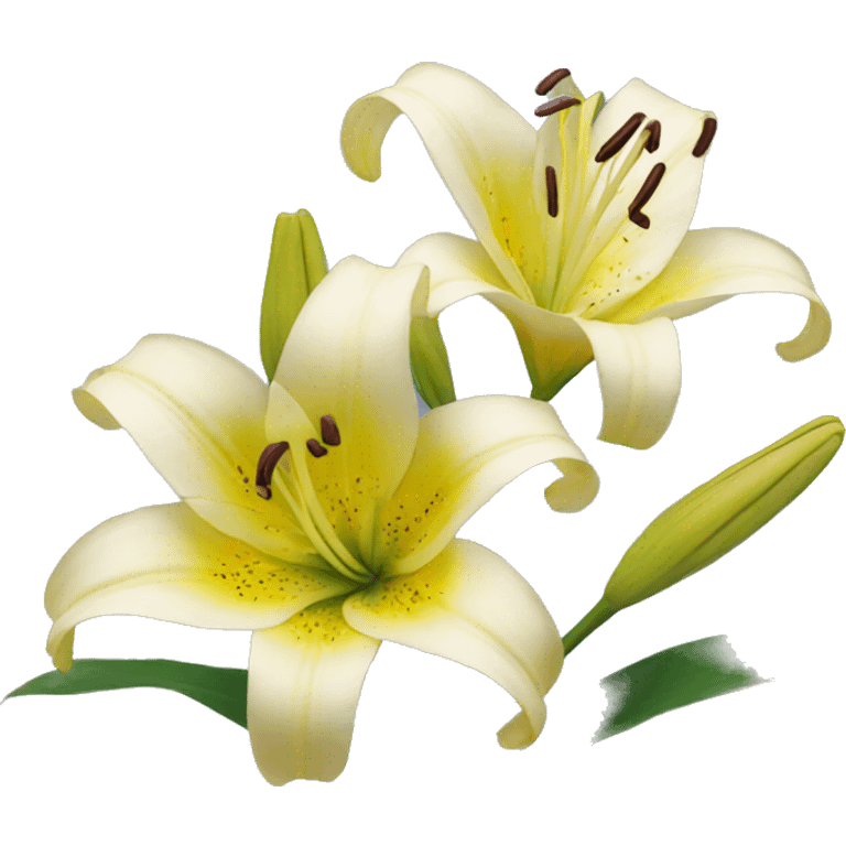 Lilies  emoji