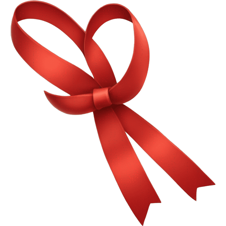 Red ribbon bow emoji