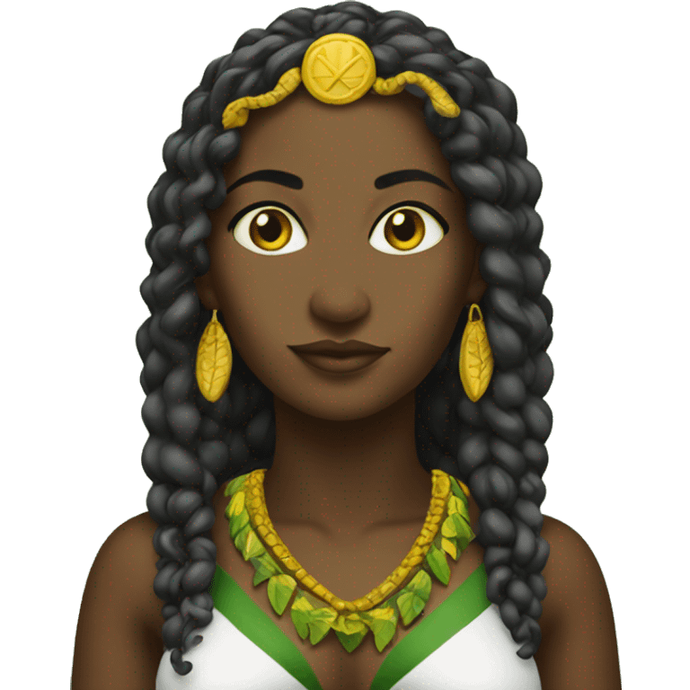 Jamaican goddess emoji