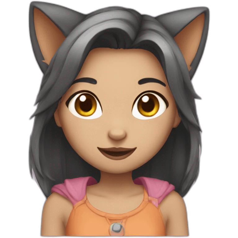 cat girl emoji