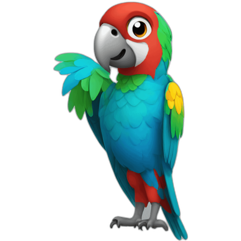 Parrot teacher emoji