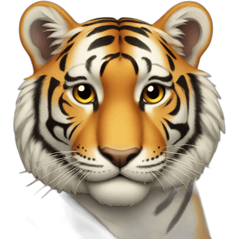 Smile tiger emoji