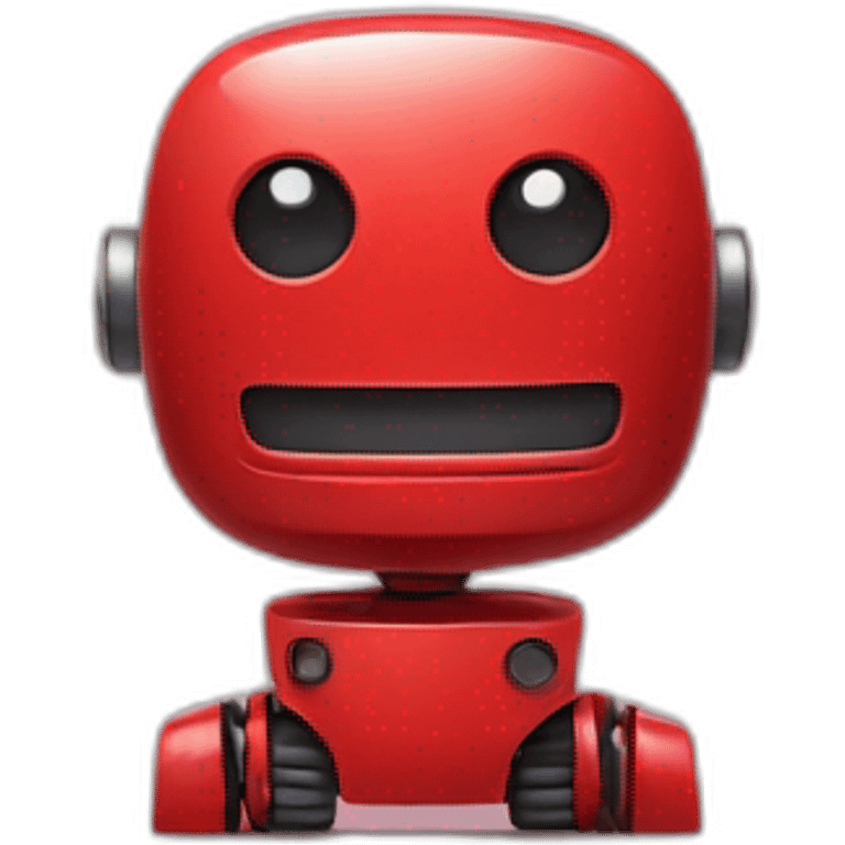 cute red robot emoji