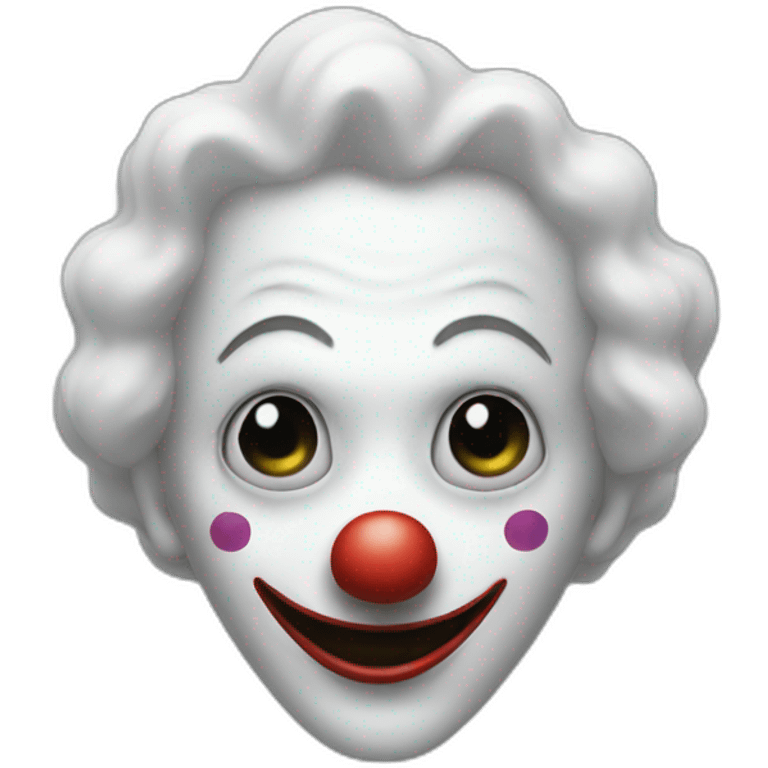 clown ghost emoji