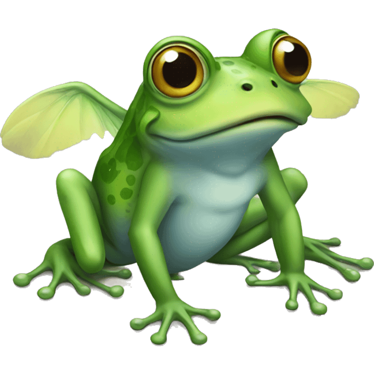 frog with wings emoji