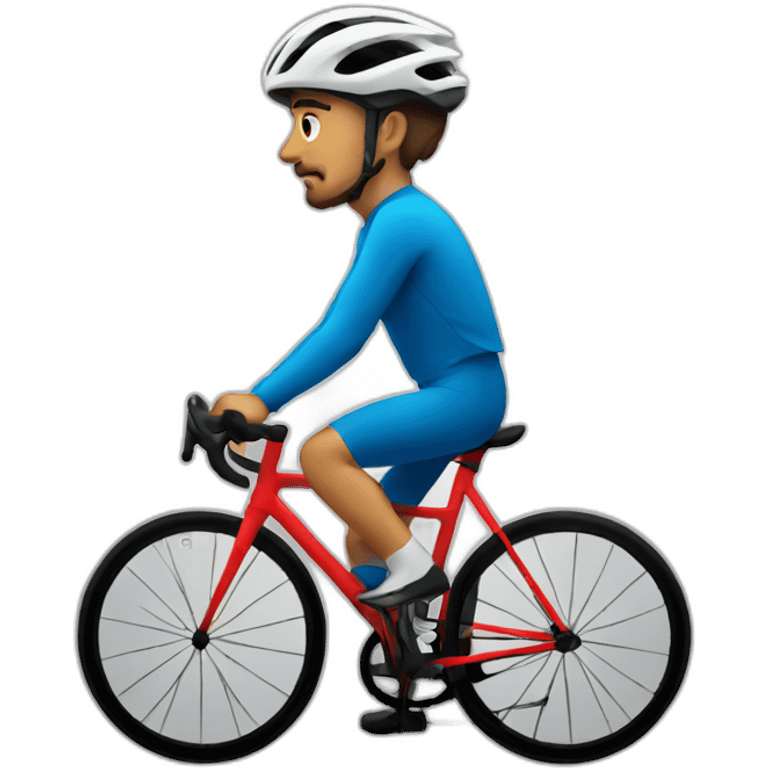 Fixed cyclist emoji