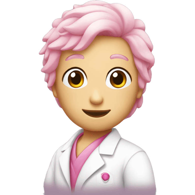 pato medico rosa emoji